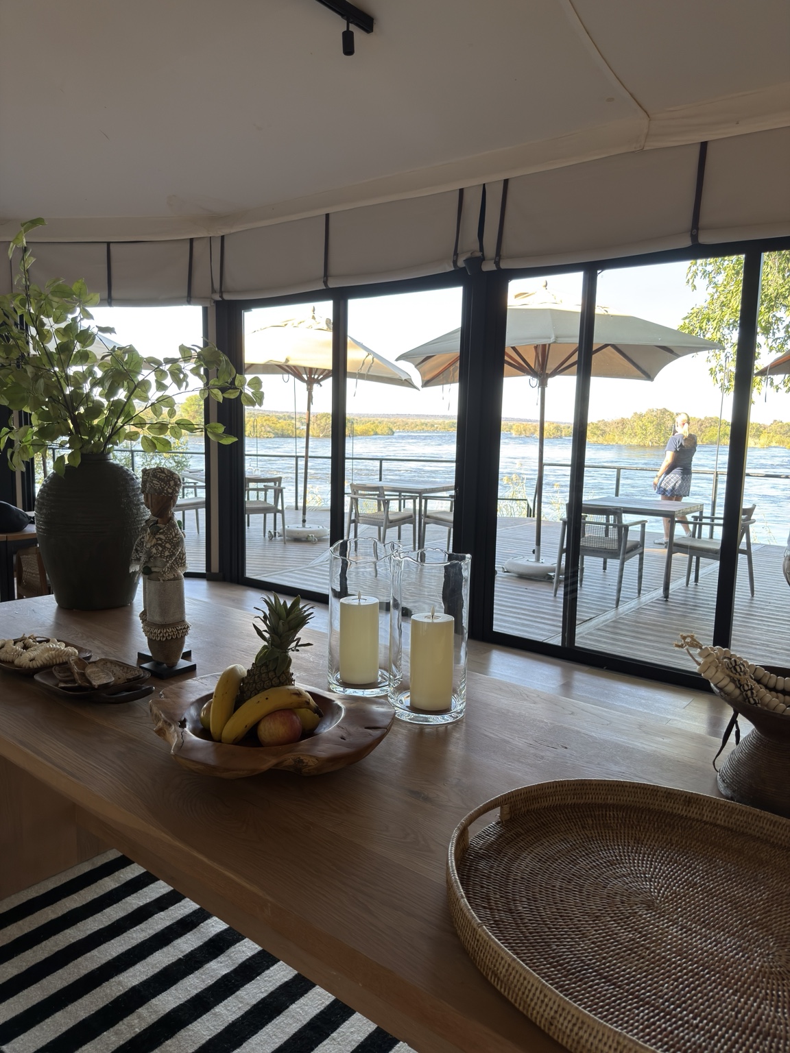 Safari lodge river view